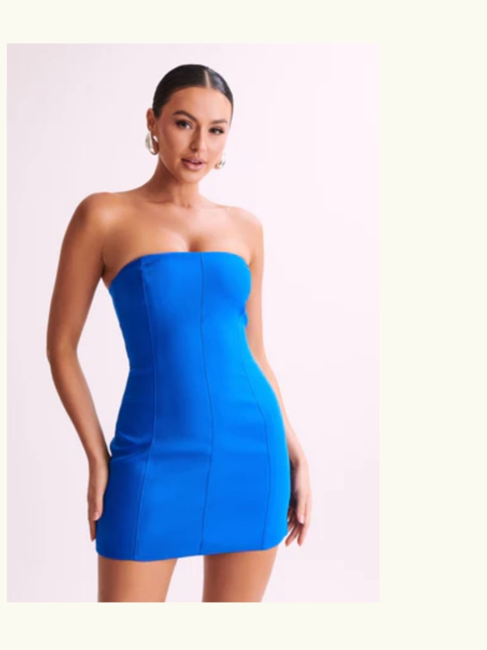 Meshki Vibrant Blue Mini Dress